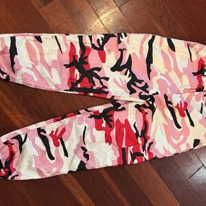 Women’s Camouflage Pants - Pink, Red, Black